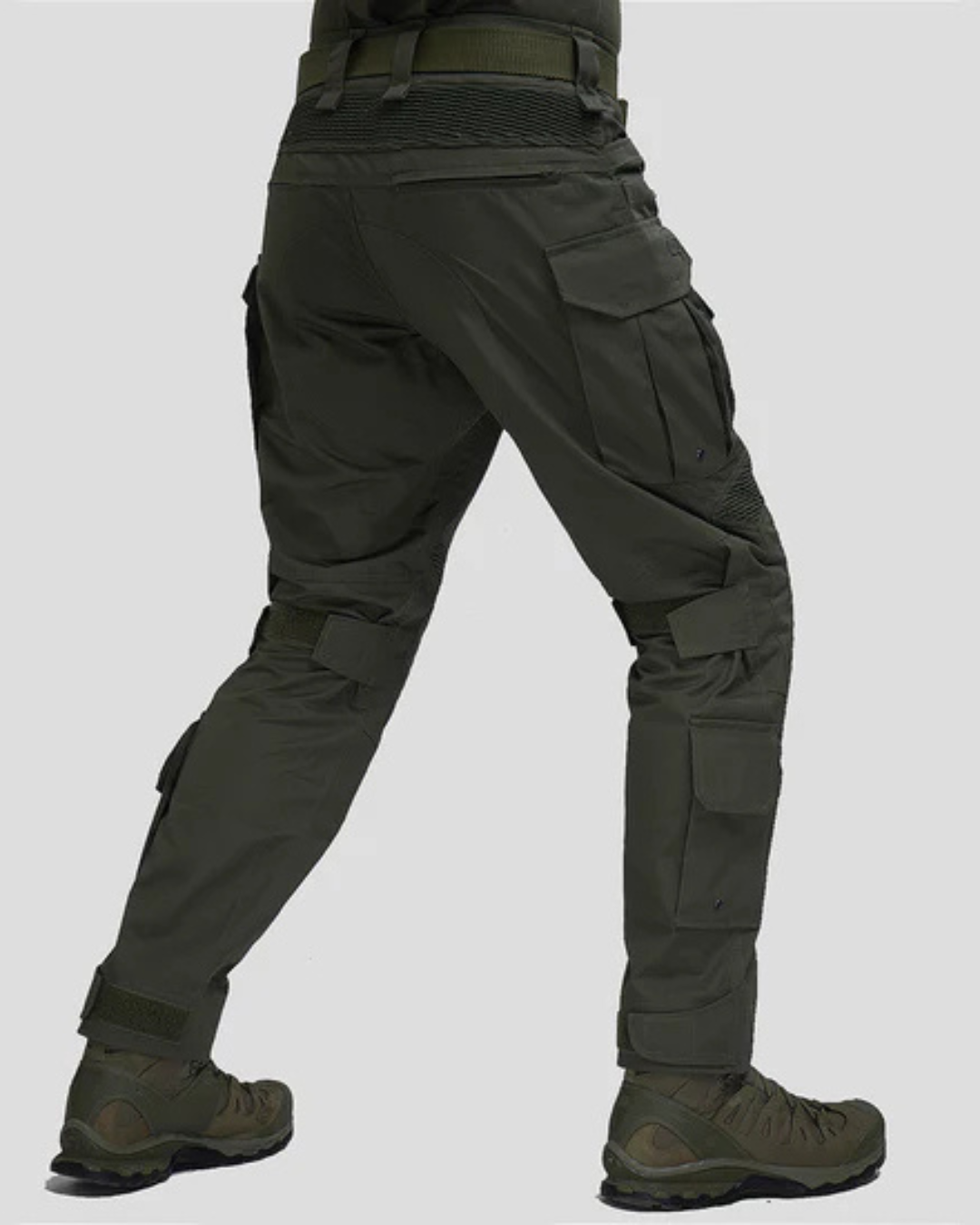 Tactical Pants with Reinforced Knee Pads and Flexible Fit