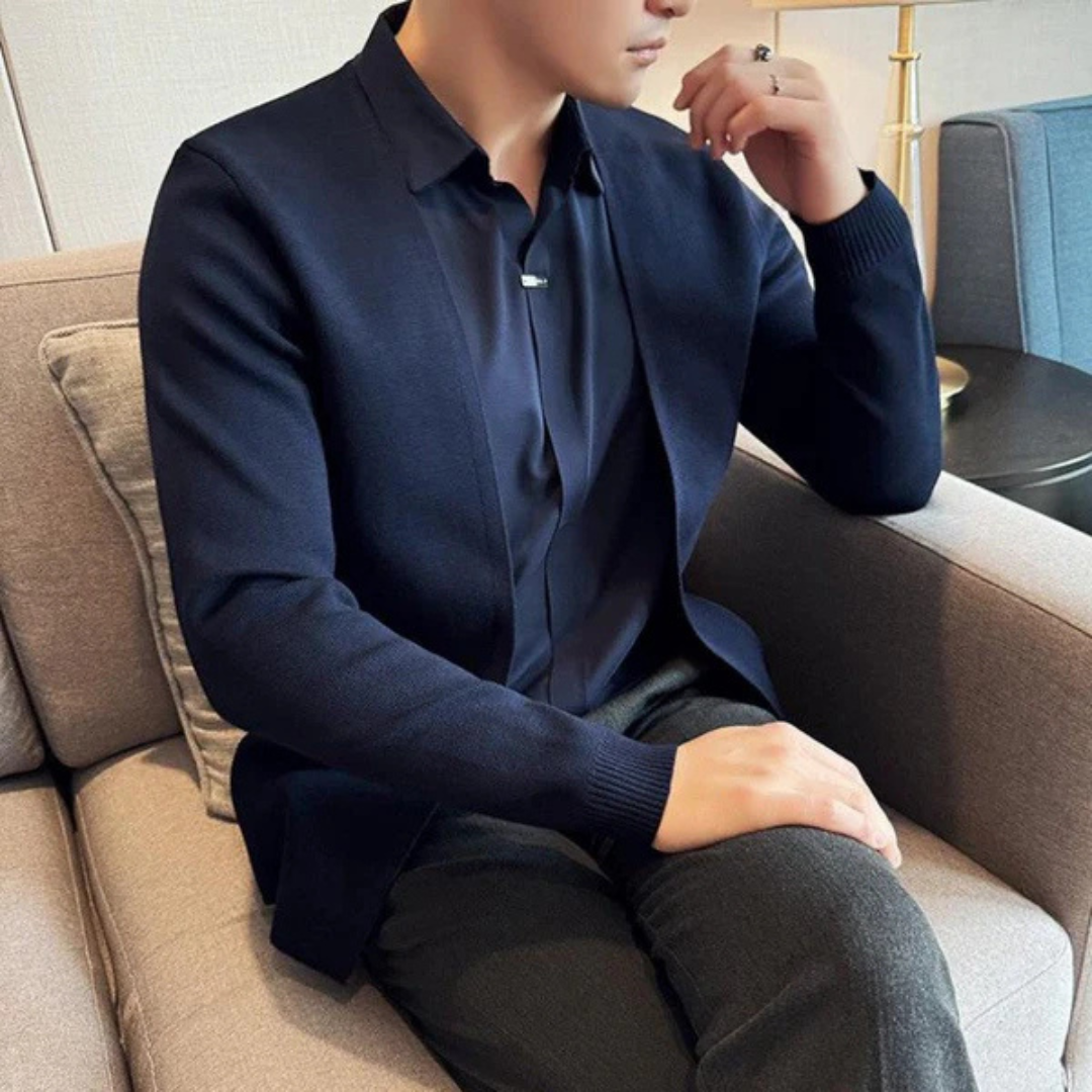 Modern Two-Piece Men's Jacket