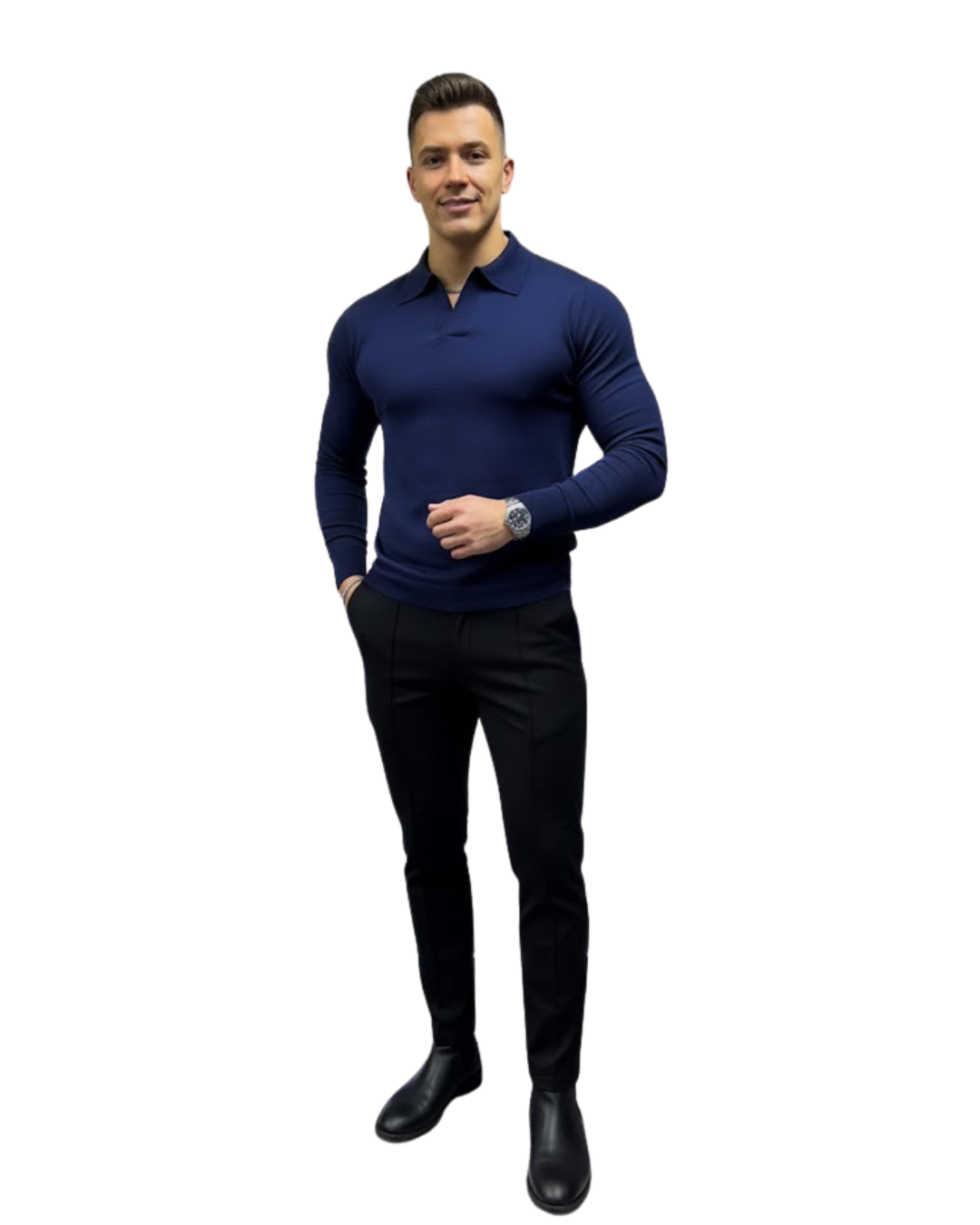 Contemporary Style Sweater for Gentlemen