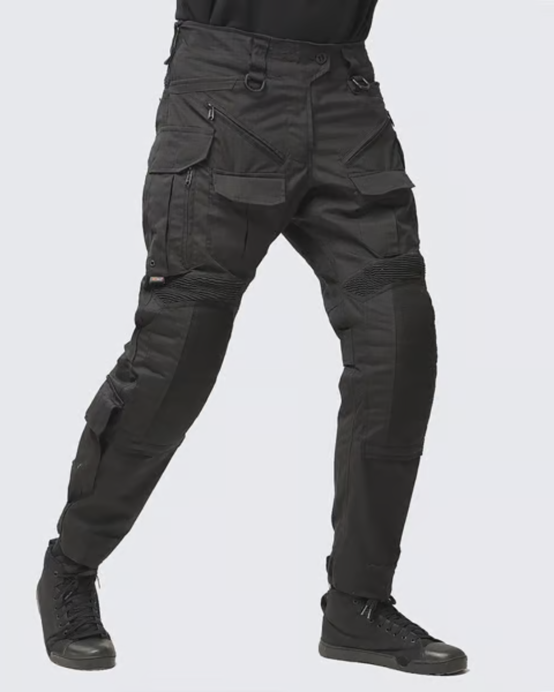 Tactical Pants with Reinforced Knee Pads and Flexible Fit