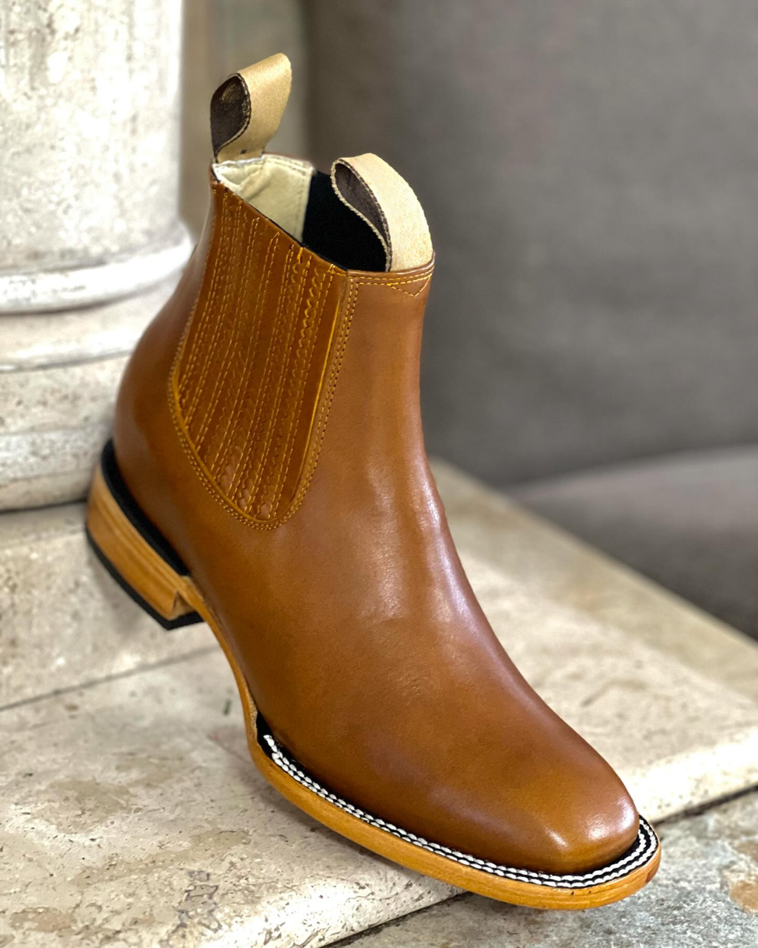 Premium Leather Ankle Boots for Men