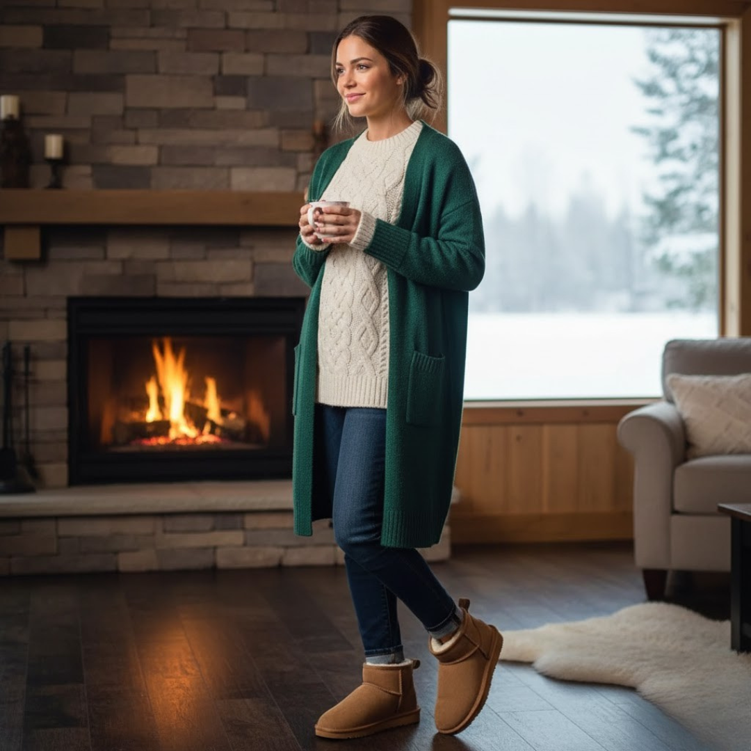 Sheepskin Ankle Boots with Soft Lining