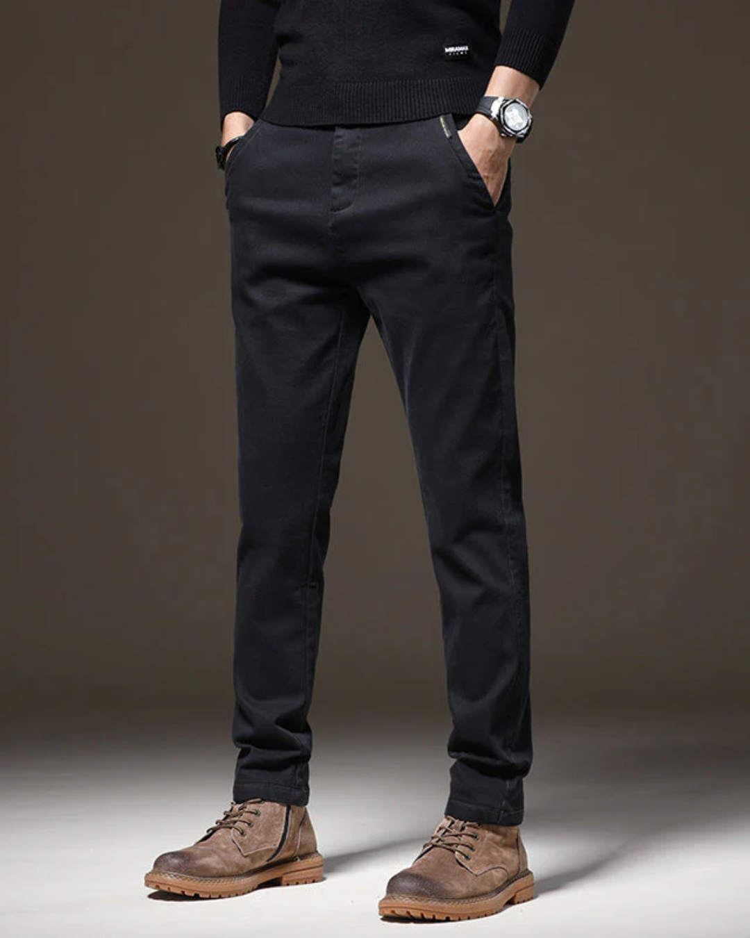 Straight and Slim Fit Trousers for Men