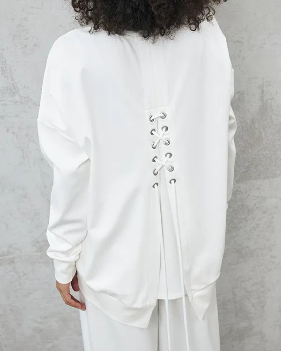 Casual Two Piece Set with Round Neck and Long Sleeves