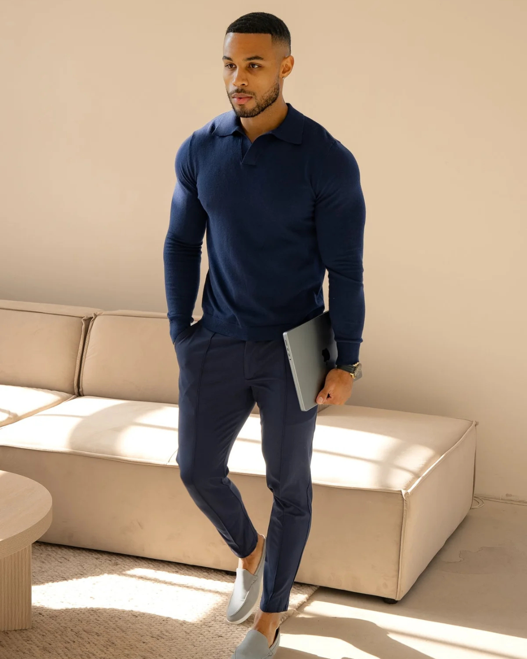 Contemporary Style Sweater for Gentlemen