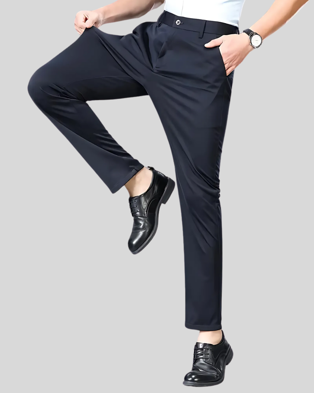Highly Stretchable Classic Men's Trousers