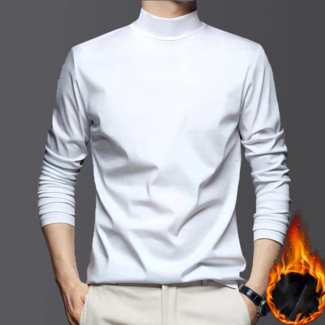 Men's Stretch Cotton Thermal Sweater