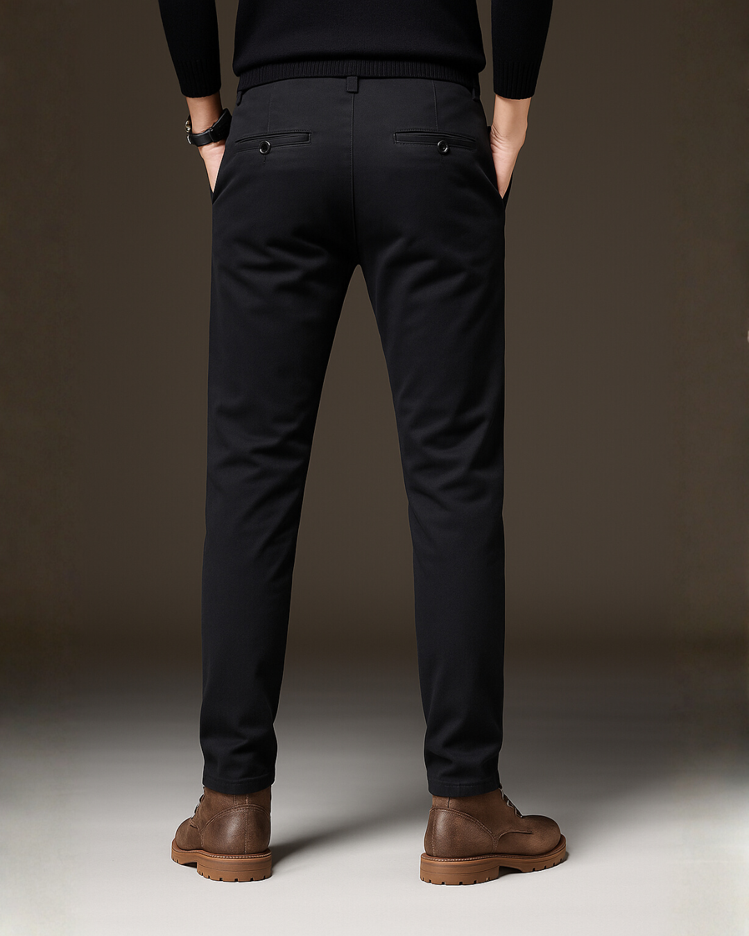 Straight and Slim Fit Trousers for Men