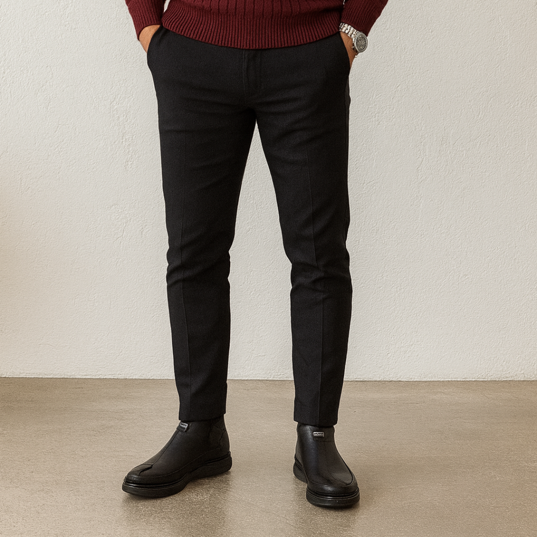 Stylish Leather Shoes with Orthopaedic Support for Men