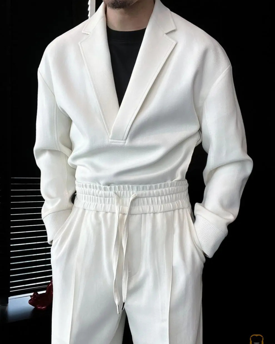 Men's Casual Style Sweater and Pants Set