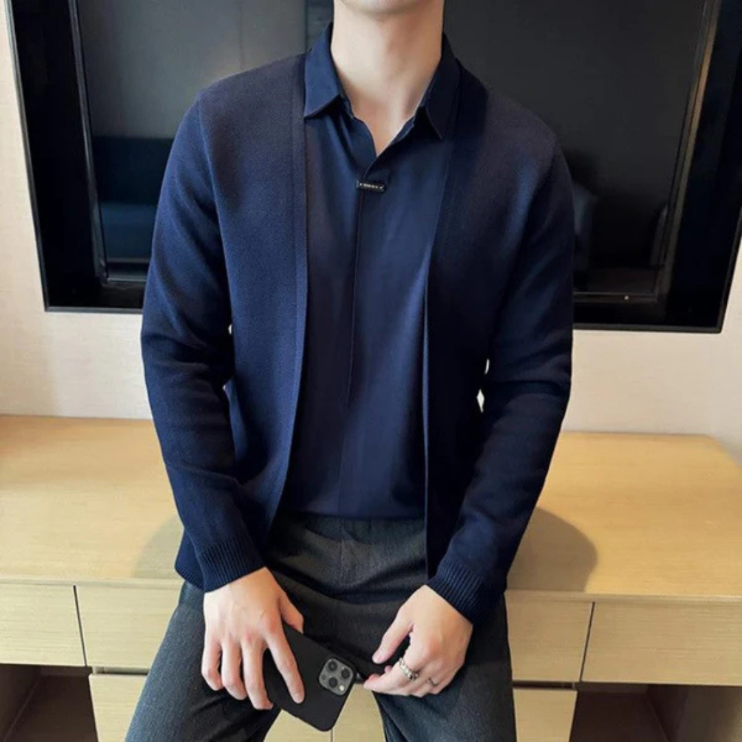 Modern Two-Piece Men's Jacket