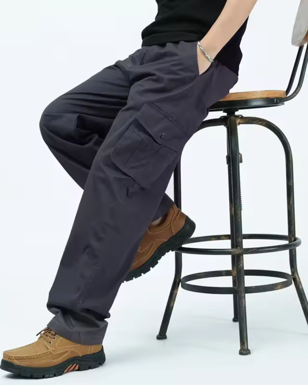 Men's multi-pocket cargo pants