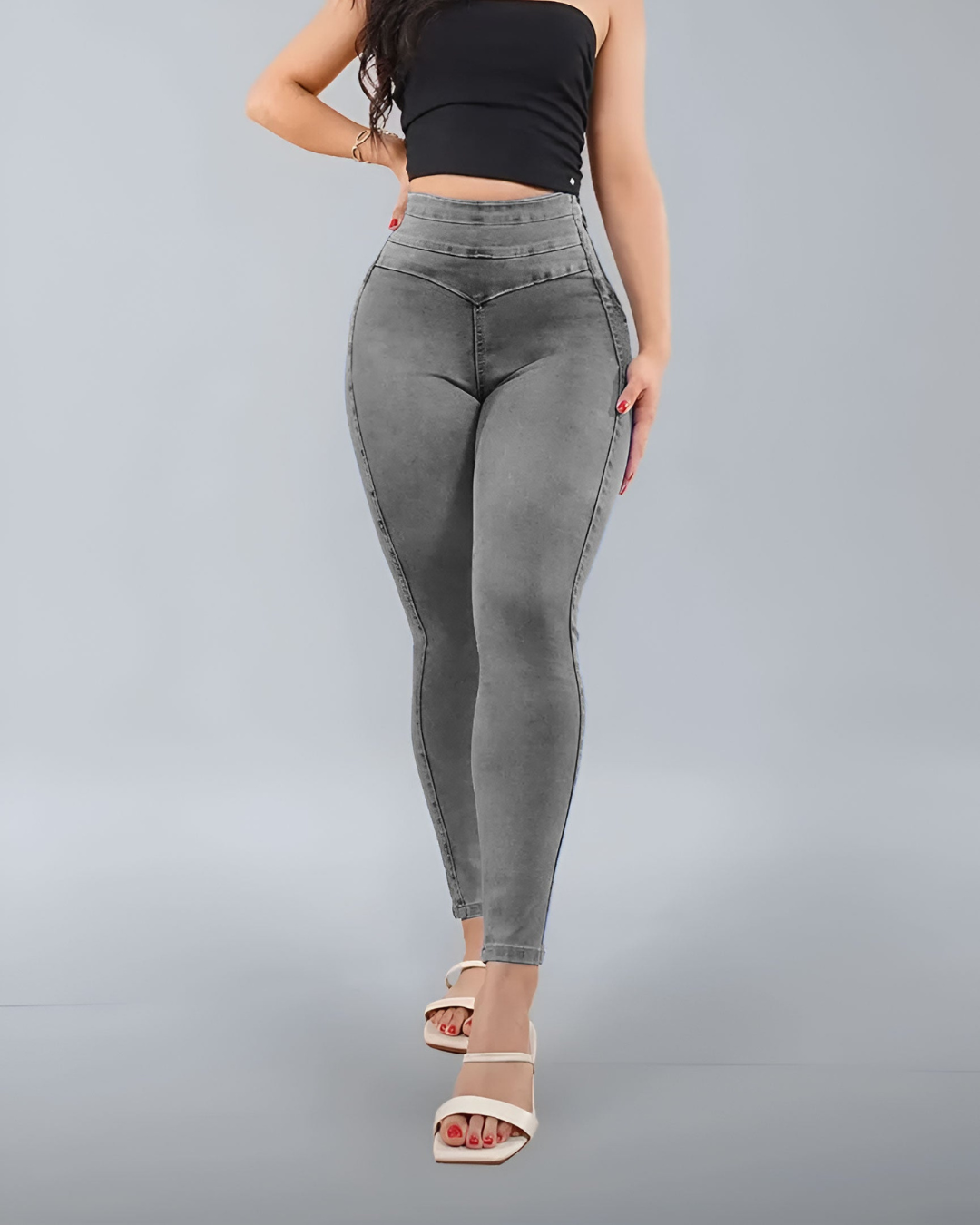 High Waist Skinny Pants