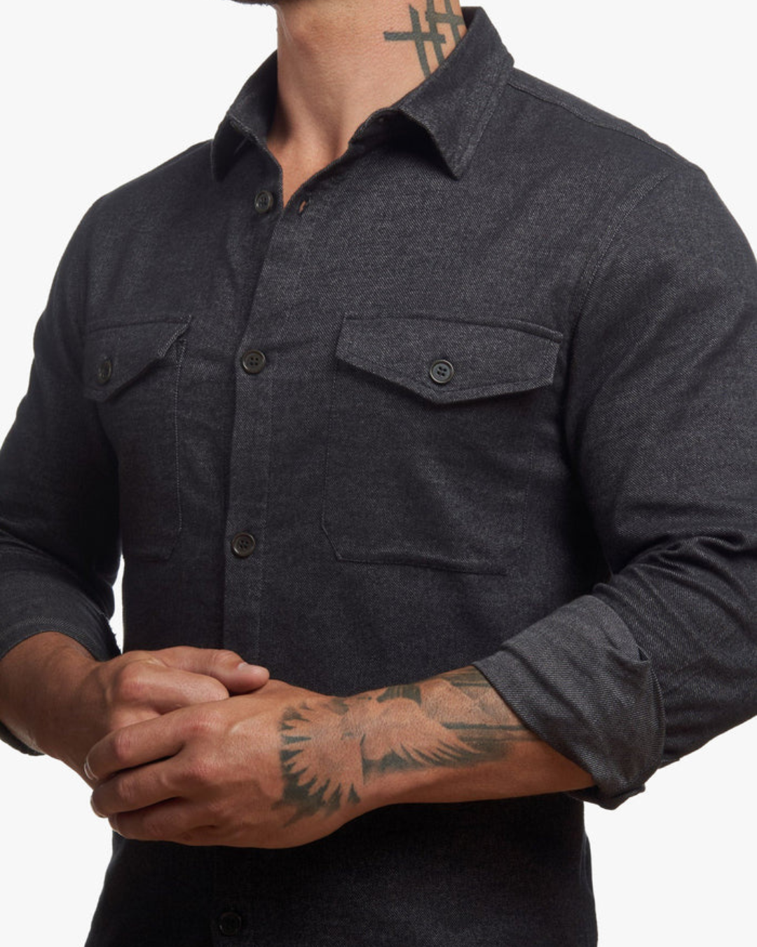 Men's Slim Fit Button-Down Shirt