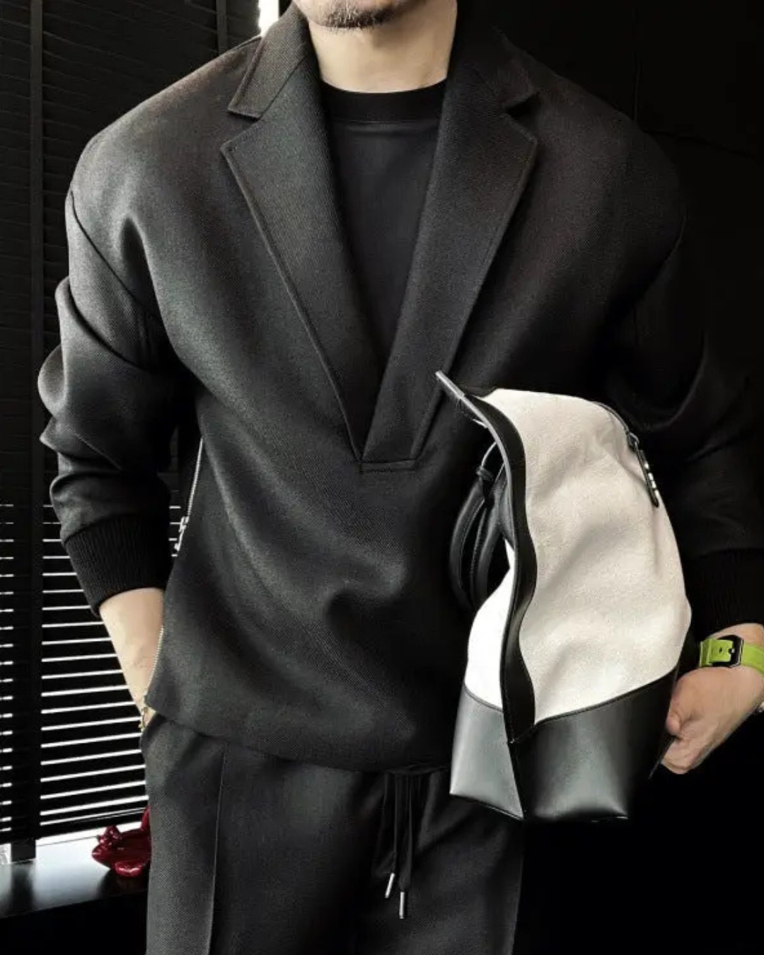 Men's Casual Style Sweater and Pants Set