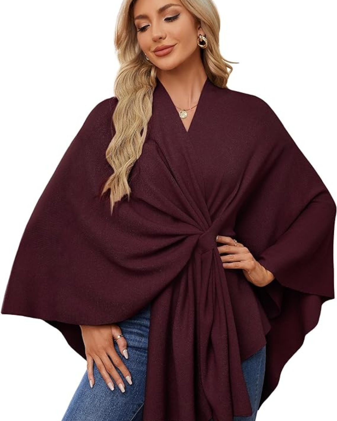 Women's V-Neck Winter Sweater