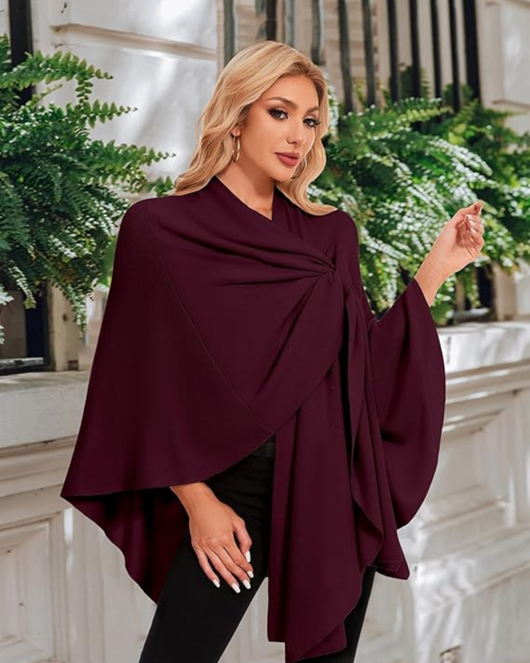 Women's V-Neck Winter Sweater