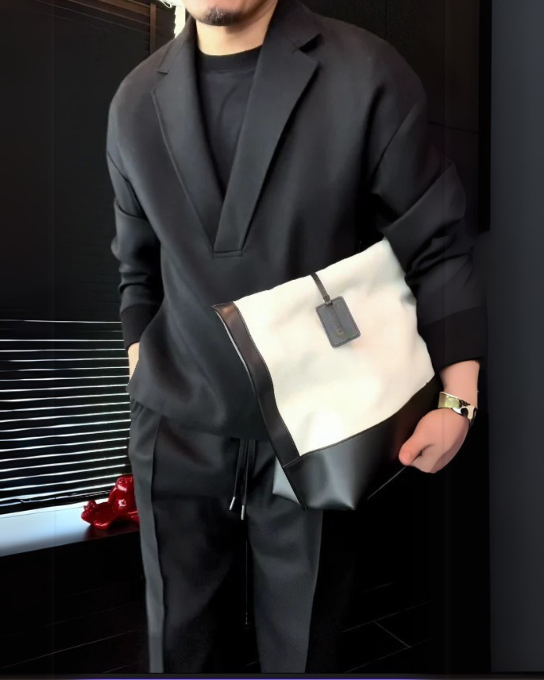 Men's Casual Style Sweater and Pants Set