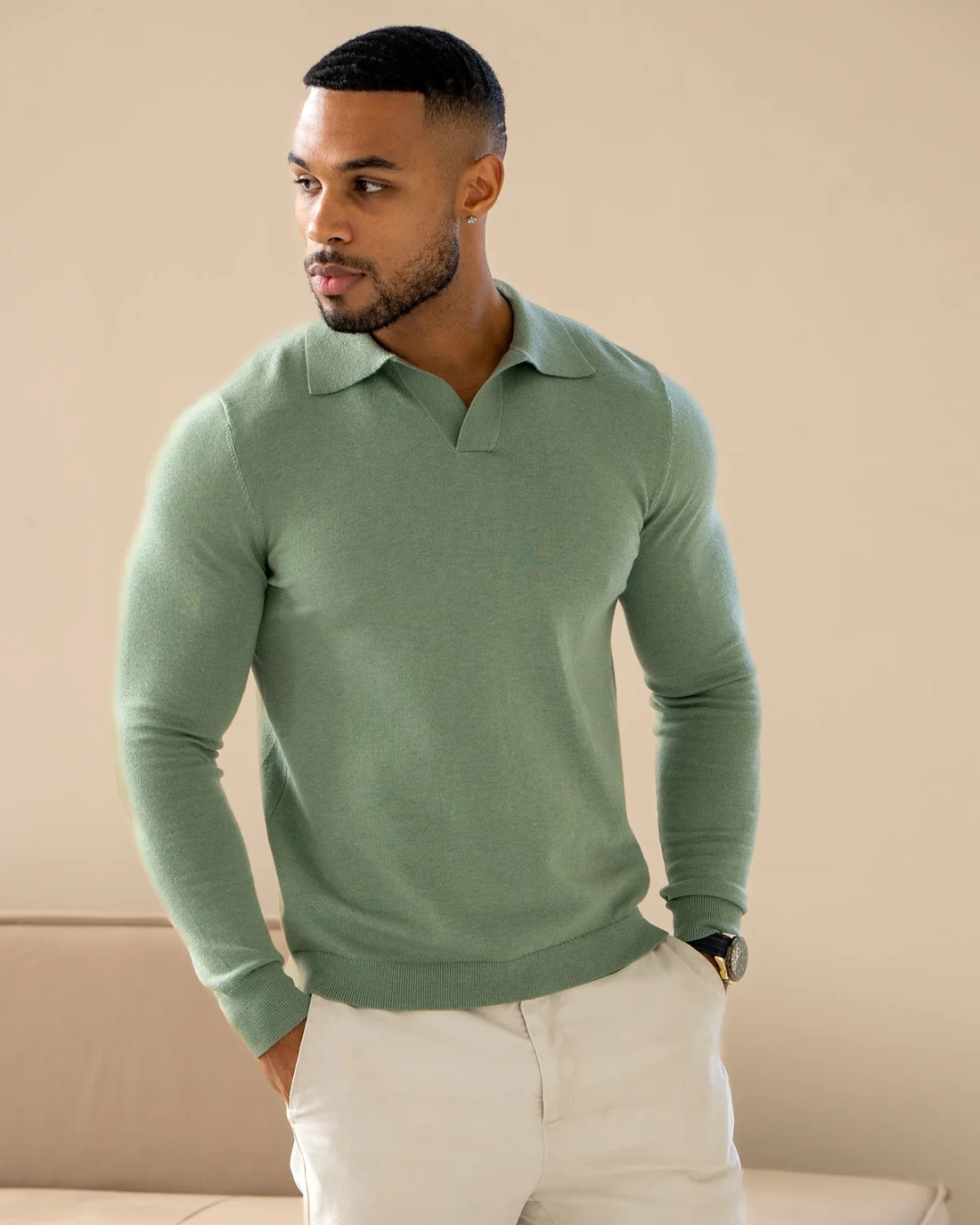 Contemporary Style Sweater for Gentlemen