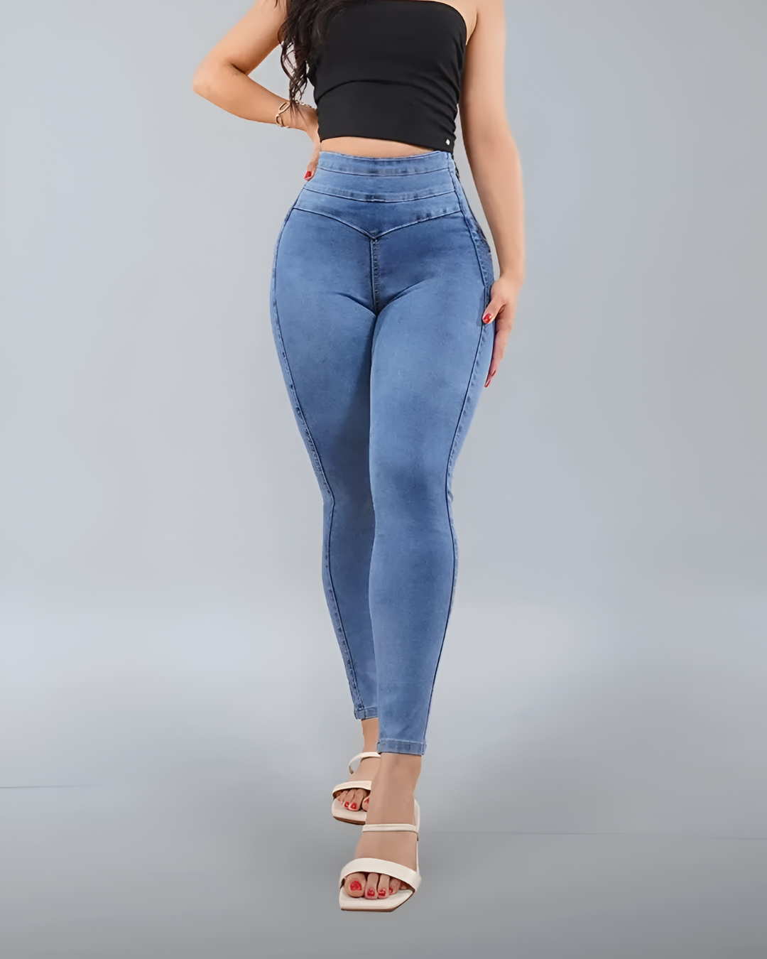 High Waist Skinny Pants