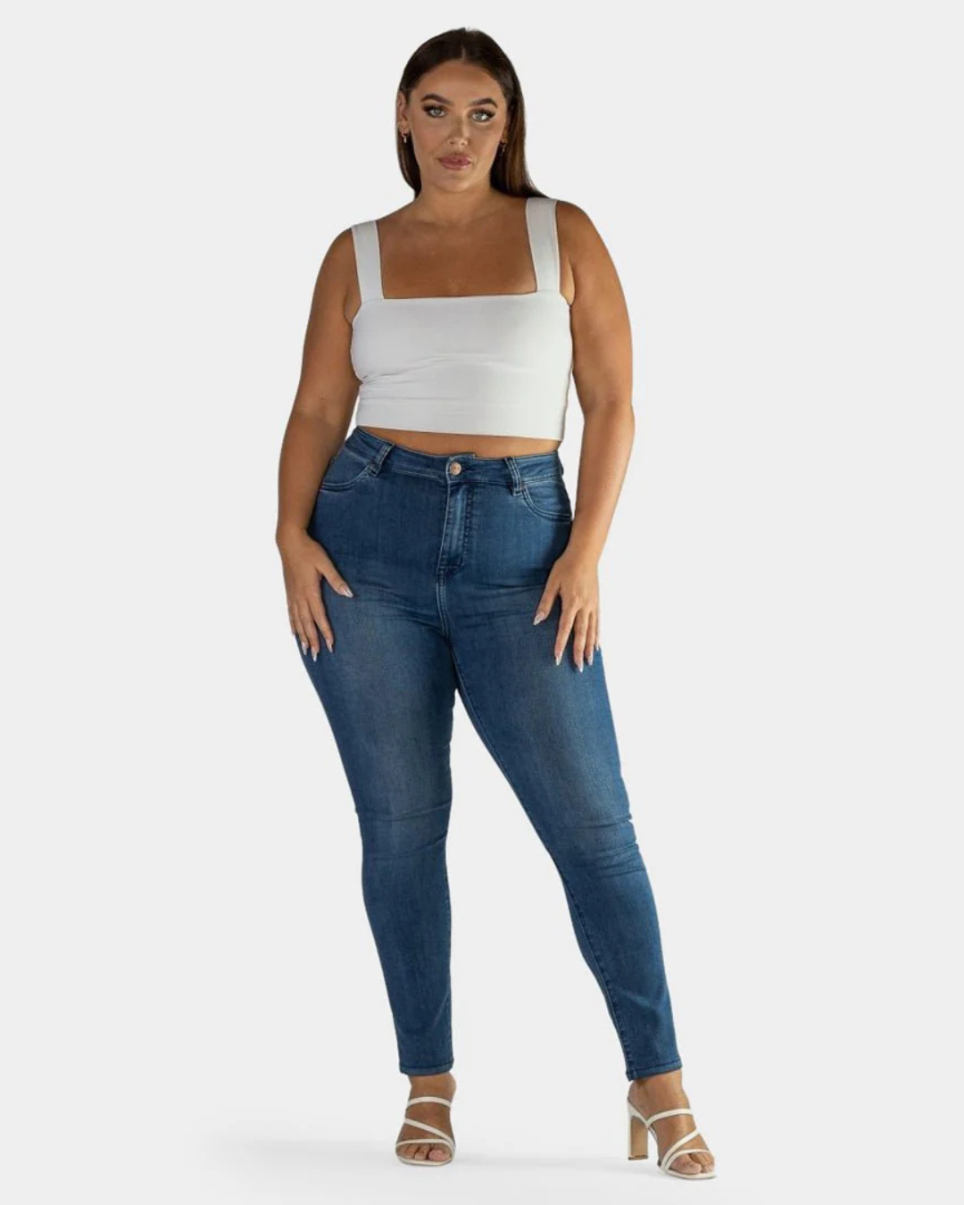 Women's Slim Fit Jeans with Stretch Fabric