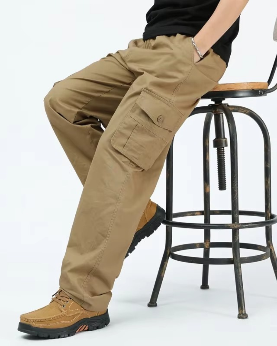 Men's multi-pocket cargo pants
