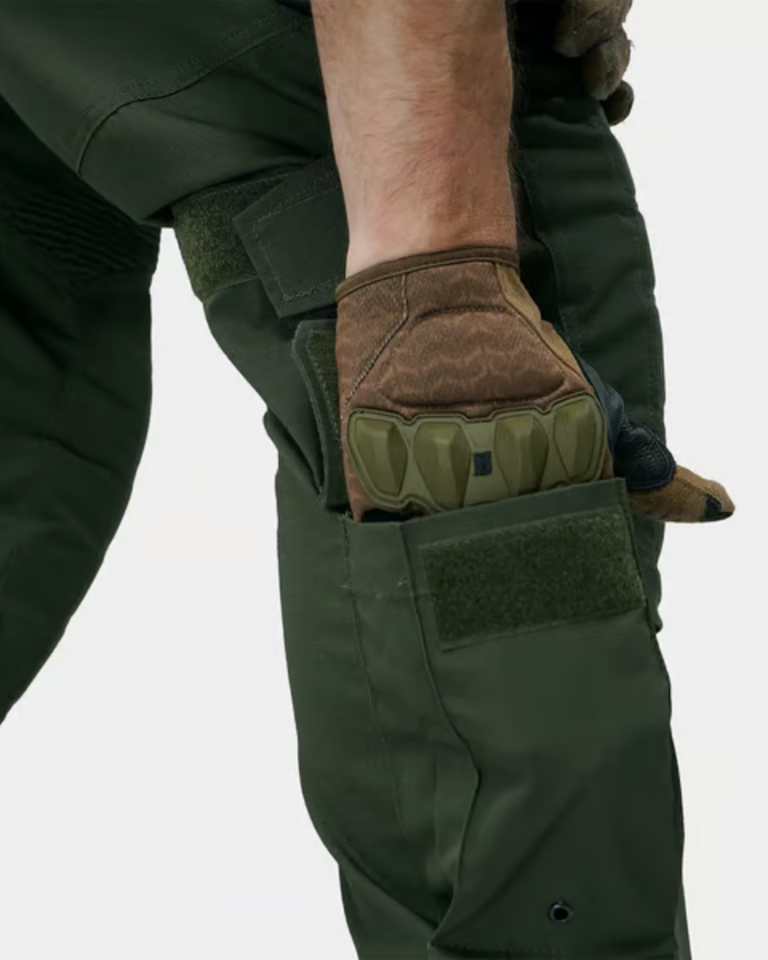 Tactical Pants with Reinforced Knee Pads and Flexible Fit
