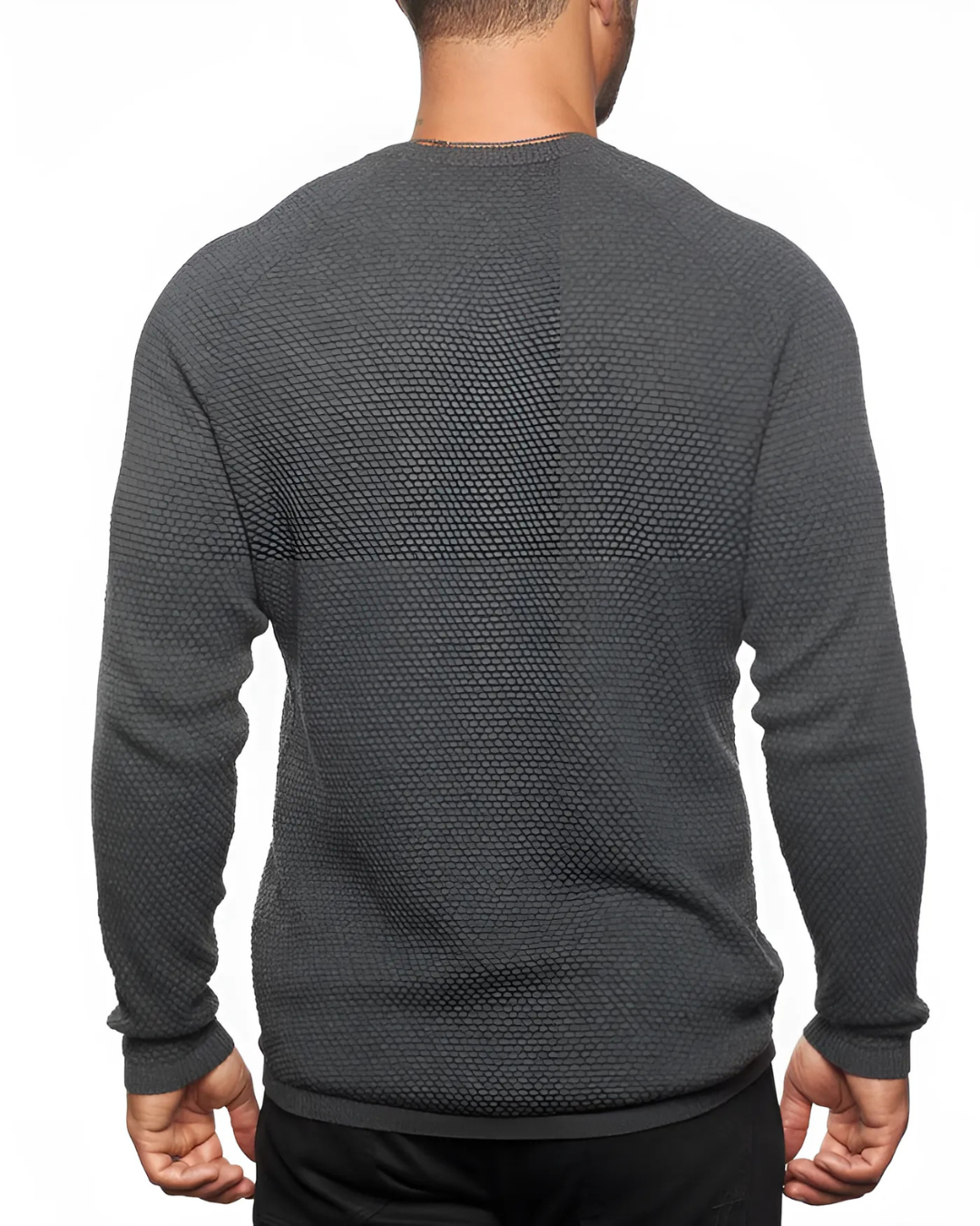 Elegant Long-Sleeved Sweater for Men