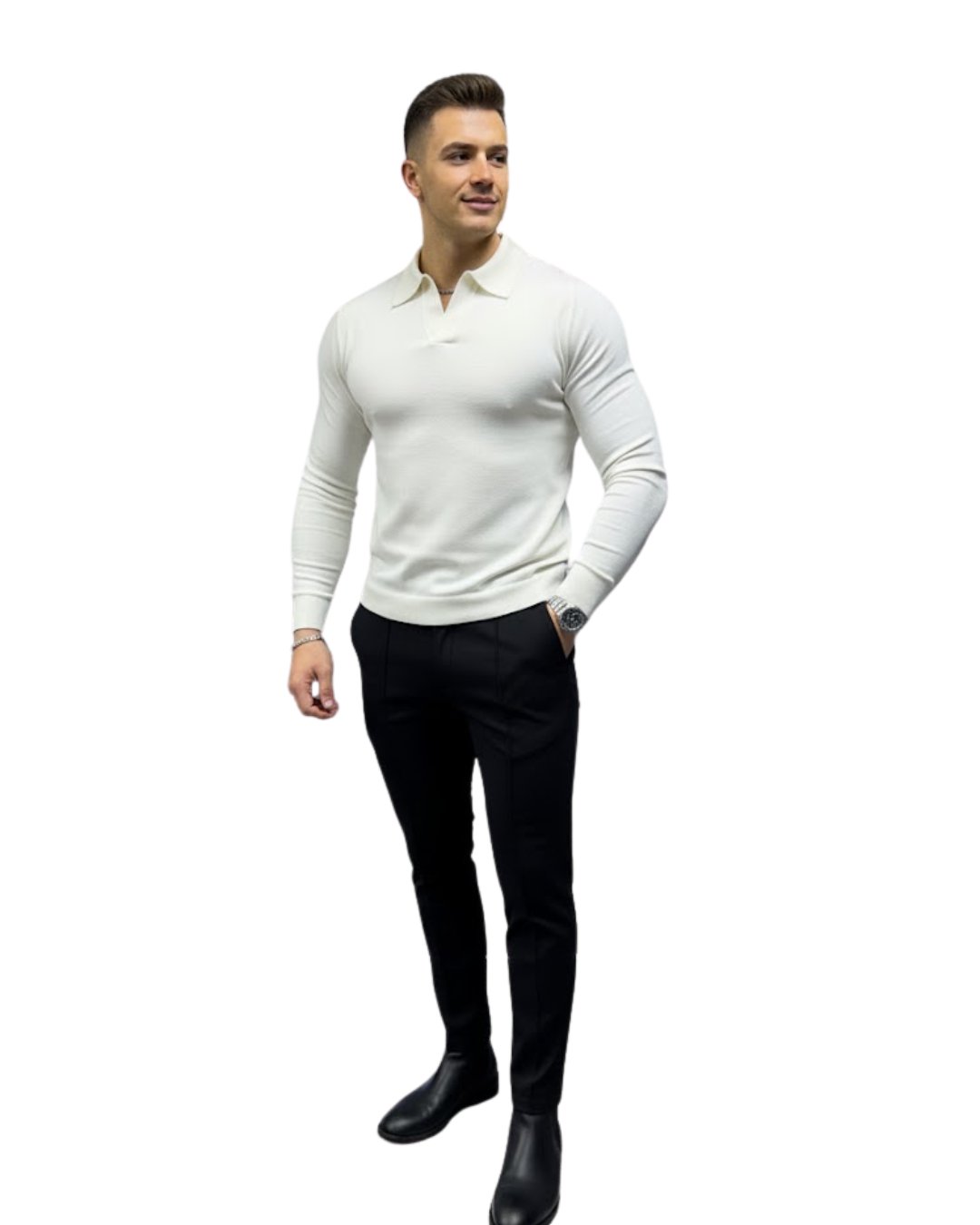 Contemporary Style Sweater for Gentlemen