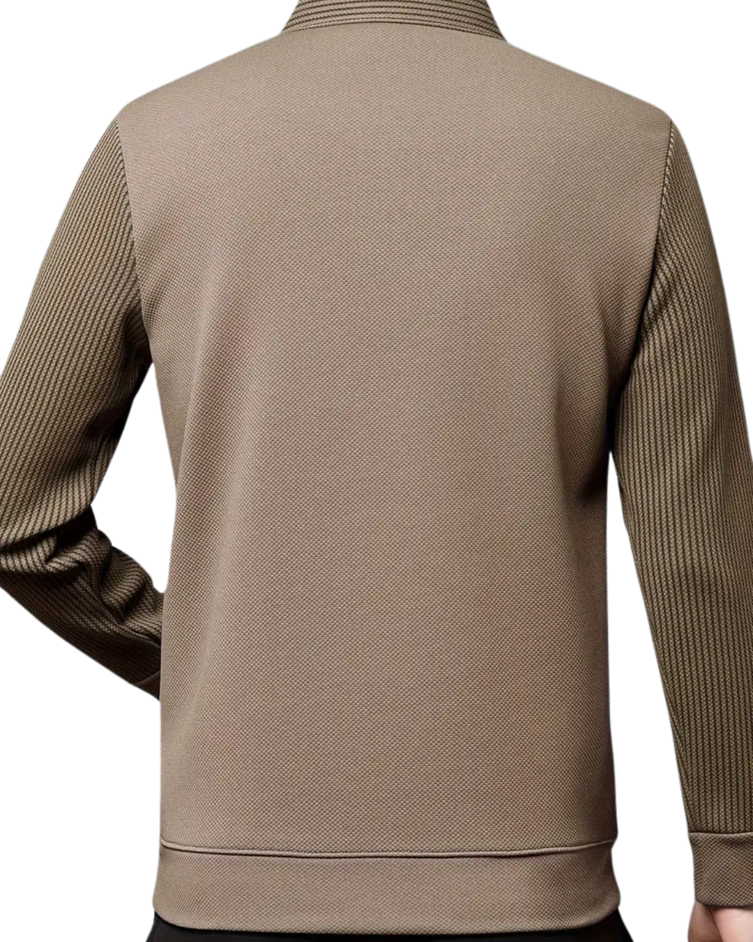 Men's Striped Fake Collar Two-Piece Shirt